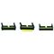 H=7.90  2.0 latch Header 10P Short Latch Straight PA9T Black ejector conncetor  UL94V-0