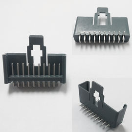 2.50mm Sân 10 Pin R / A Dây cắm wafer nhúng vào đầu nối bảng