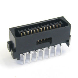1.27mm Kết nối thẳng 26 Pin Scsi PBT 30% GF UL94V-0 Phốt pho Đồng Vàng Flash / Sn