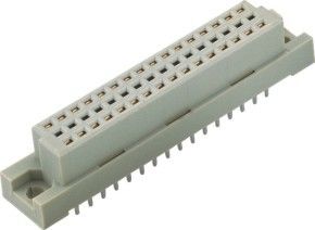 48 chân thẳng DIP PBT Din 41612 kết nối PBT xám 2.54mm kiểu châu Âu kết nối
