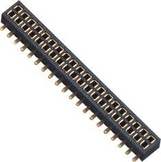 Kết nối đầu nối hai đầu con nữ SMT với đầu đăng 1.0AMP 1,27mm H = 2,0