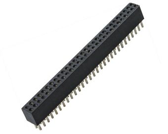 WCON 1.27mm Đầu ghim tròn nữ có vỏ bọc 2 * 30P DIP H = 3.8mm L = 6.0mm