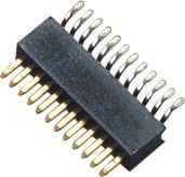 90 ° SMT Đầu nối Mitch Pitch Pin 1 đầu nối / đầu Pin một đầu