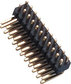 1.27 Mm Pin Tiêu đề Góc phải Nhiệt độ cao Nhựa DIP H = 1.5 PA9T đen UL94V-0
