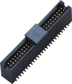 nhựa đen 1.27 Hộp Tiêu đề 50Pin SMT LCP Với Vật liệu Diff.Post Nhiệt độ cao ROHS