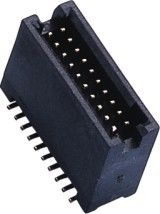 Dây nối SMT thẳng đến bảng Hộp kết nối hộp 20Pin Au trên Ni LCP