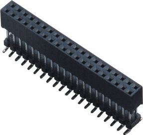 Đầu nối hai hàng đôi 2.0mm thêm một nhựa SMT loại LCP đen ROHS