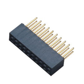 2.54 Khoảng cách hai trong dòng nhựa Cao 8.5 Row Female PCB Để kết nối PCB