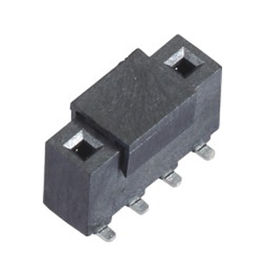 3.96mm Female Header Connector Một hàng SMT 4P hosphor Đồng được sử dụng rộng rãi trong các thiết bị điện tử