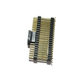 Đầu nối Pin loại SMT Đĩa đôi Plasitc Dual Row PA9T Màu Đen ROHS