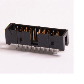 Bộ khuyếch đại đầu cuối khe hở Hộp nối dập 2.54 Pitch 20P H = 9.0 PBT Đen ROHS