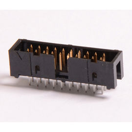 Bộ khuyếch đại đầu cuối khe hở Hộp nối dập 2.54 Pitch 20P H = 9.0 PBT Đen ROHS