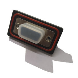Đầu nối phụ WCON D 9 PIN Nữ Chống nước hàng đôi PBT Đen ROHS