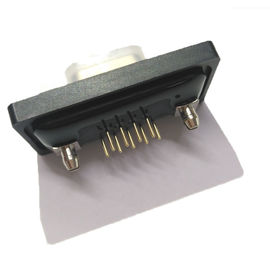 Đầu nối phụ WCON D 9 PIN Nữ Chống nước hàng đôi PBT Đen ROHS