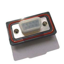 Đầu nối phụ WCON D 9 PIN Nữ Chống nước hàng đôi PBT Đen ROHS