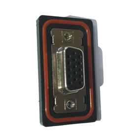 Đầu nối WCON D-SUB Nữ Ba hàng 15P Chống nước PBT Đen ROHS