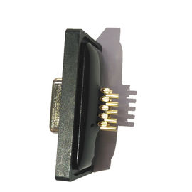 Đầu nối WCON D-SUB Nữ Ba hàng 15P Chống nước PBT Đen ROHS