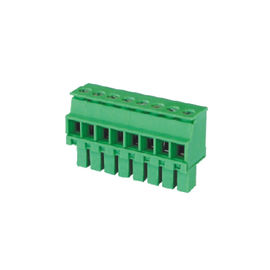 PA66 3.50mm Pluggable Terminal Blocks Connector Nữ Xanh