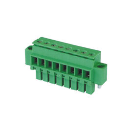 PA66 3.50mm Pluggable Terminal Blocks Connector Nữ Xanh