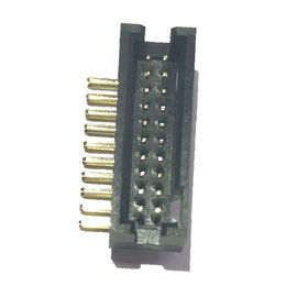 Góc phải 1,27 Mm Đầu nối chệch, Bộ ghép nối đầu cắm Pin màu đen PA9T