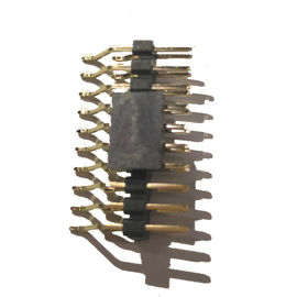 2 đầu nối Pin Tiêu đề Phía nam phải sang phải / SMT Loại PA9T Với POST / CAP