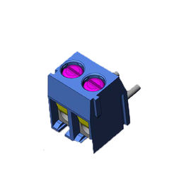 H = 8.4 3,81mm Euro 2P Khối đầu cuối phải PBT Blue SN mạ ROHS