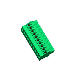 Ngang đối diện đường dây Matte Tin Terminal Block Kết nối Nữ PA66 Xanh