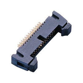 40P PA9T Đen UL94V-0 Latch Tiêu đề 1.27mm ejector tiêu đề Right Angle đóng gói ngắn ống