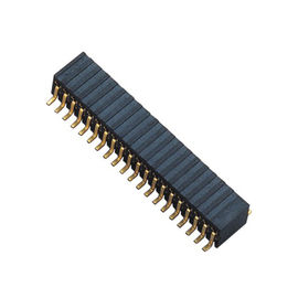 Phốt pho Bronze 1.27mm 2x20 Nữ Đầu Tiêu Dual Side Chèn 90 ° DIP H = 3.45 ROHS
