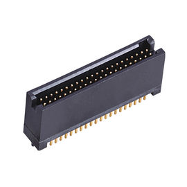 nhựa đen 1.27 Hộp Tiêu đề 50Pin SMT LCP Với Vật liệu Diff.Post Nhiệt độ cao ROHS