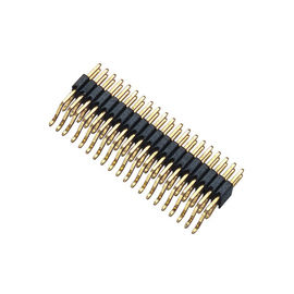 Đầu nối chân cắm Đầu nối đôi Hàng đen SMT Nam PA9T H = 2.0 Với CAP ROHS được phê duyệt
