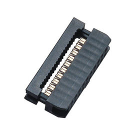 20 pin 2.00 mét IDC Ổ Cắm Nối Nữ Với Bump PBT Phosphor Bronze Sel Au / Sn