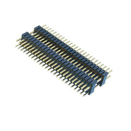Ban PCB 1.27 * 2.54mm Đầu nối Pin Header Double Row Double Plastic SMT PA9T Brass H = 2.54