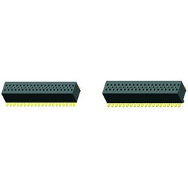 Đầu nối hai đầu của phụ nữ dòng 180 ° SMT PA9T Quay lại 2 * 8 chân 2,54 đường kính