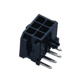 Dual Row 3.0mm nhà ở dây để hội đồng quản trị kết nối LCP đen ROHS phù hợp với WF3001-T