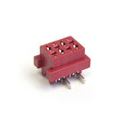 WCON 8pin Wire to board Connector Red Female Smt Pa46 with Cap / Latch