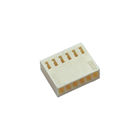 WCON 2.5mm Wire to Board Wafer Connector 6P Straight L = 11.0 DIP3.4mm PA66 Beige Sn Plated
