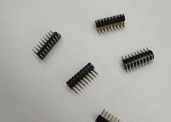 Đầu nối tiêu đề hai hàng khoảng cách 2mm H=4.0 Góc phải PA9T Đen
