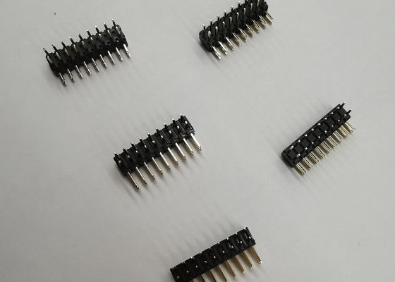 PDA 3 Pin Header Right Angle, PA9T 2Mm Header Connector hàng đôi